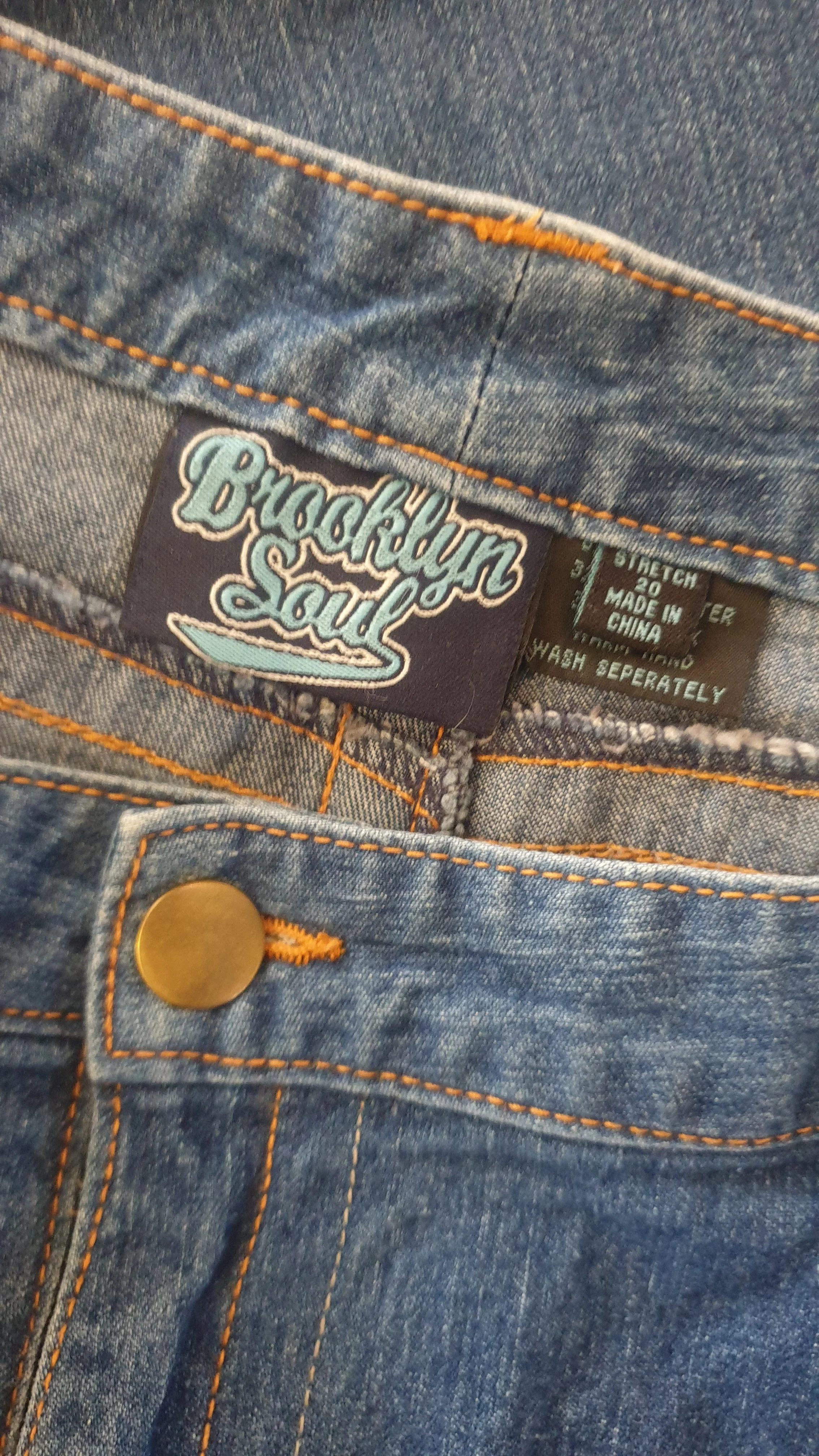 Stranger Things - Vecna Upcycled Denim Jeans (2XL) - Image 6