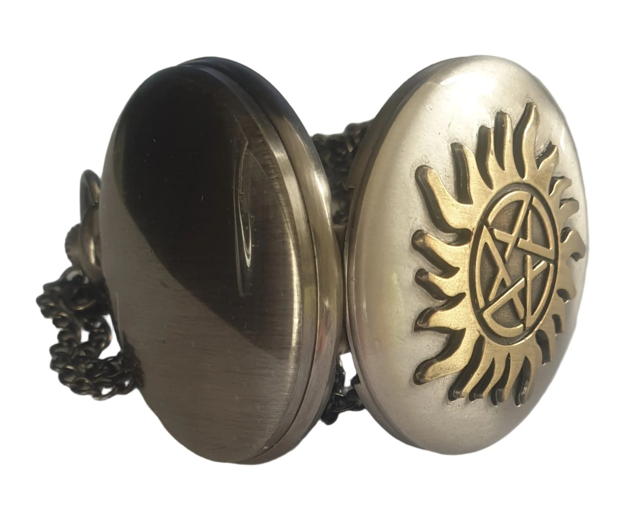 Supernatural Pentacle Fob Watch Necklace - Image 5