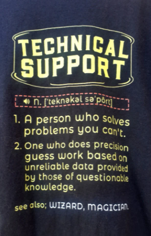 Technical Support T-Shirt - Men's (Large) - Image 2