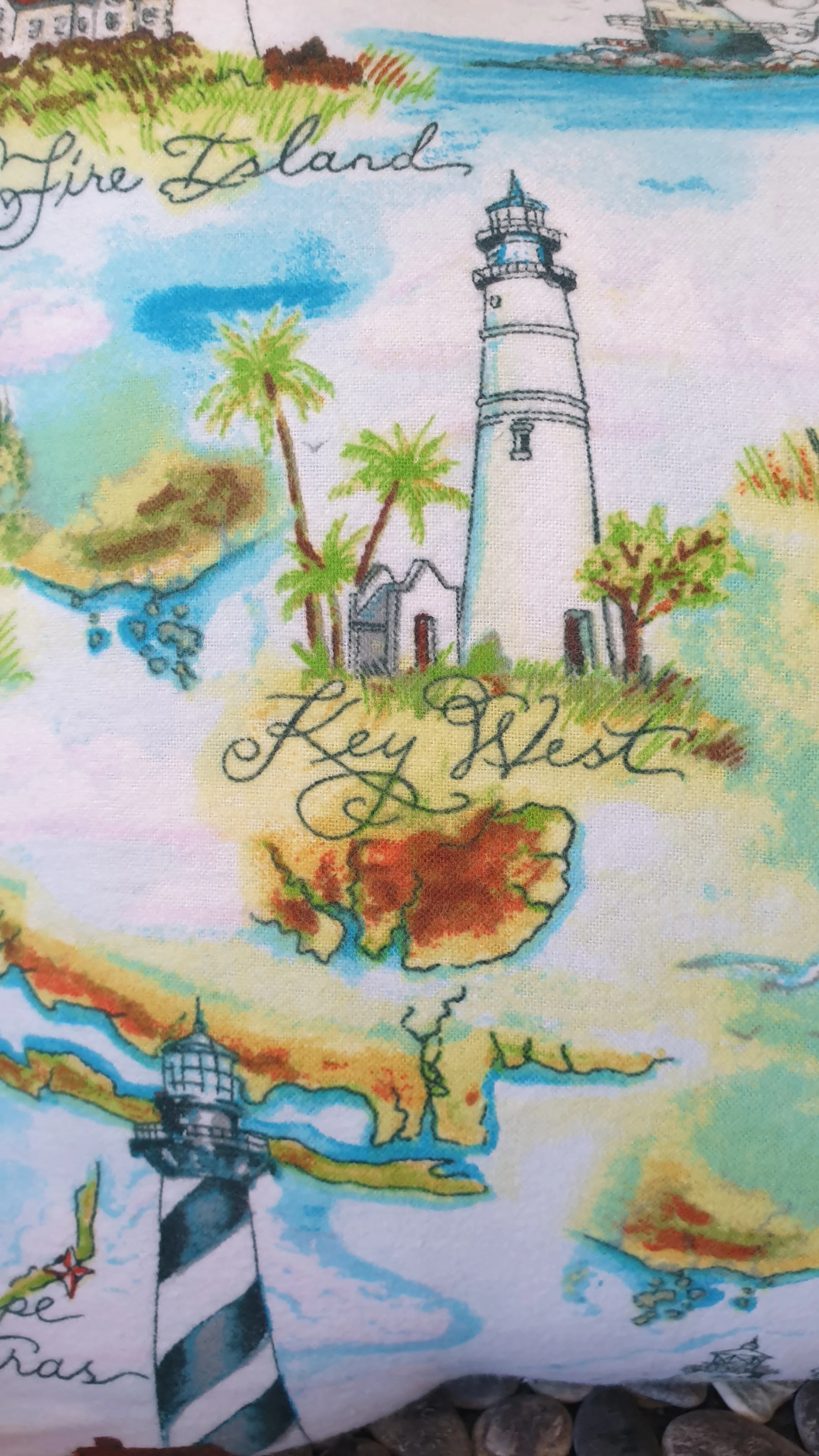 USA Lighthouses - Cushion Cover - Planet Retro Original - Image 4