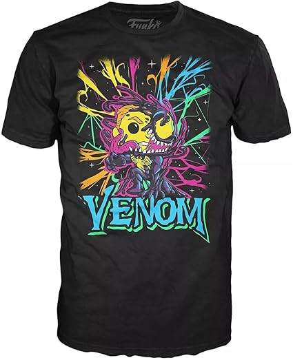 Venom Black Light Funko Pop T-Shirt (Small) - Image 3
