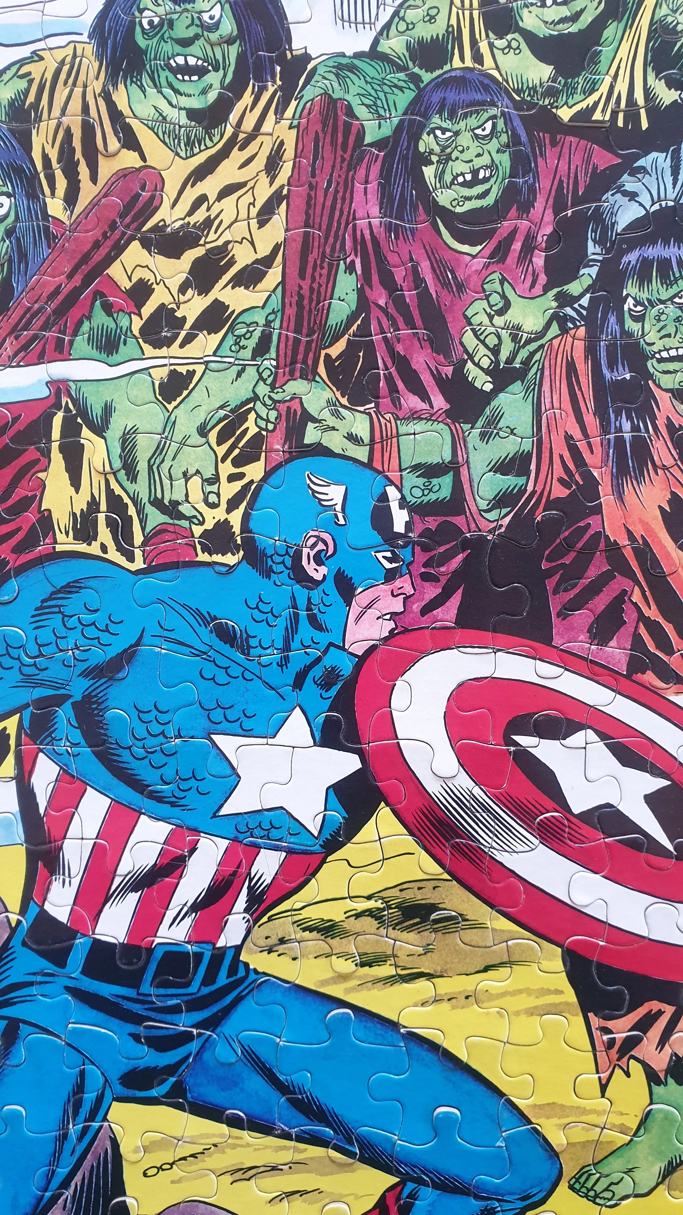Vintage Captain America Jigsaw Puzzle (1976) - Image 3
