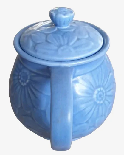 Vintage Sylvac UK Blue Teapot (c. 1950s-1960s) - Image 3