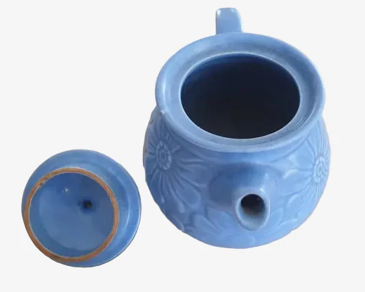 Vintage Sylvac UK Blue Teapot (c. 1950s-1960s) - Image 4